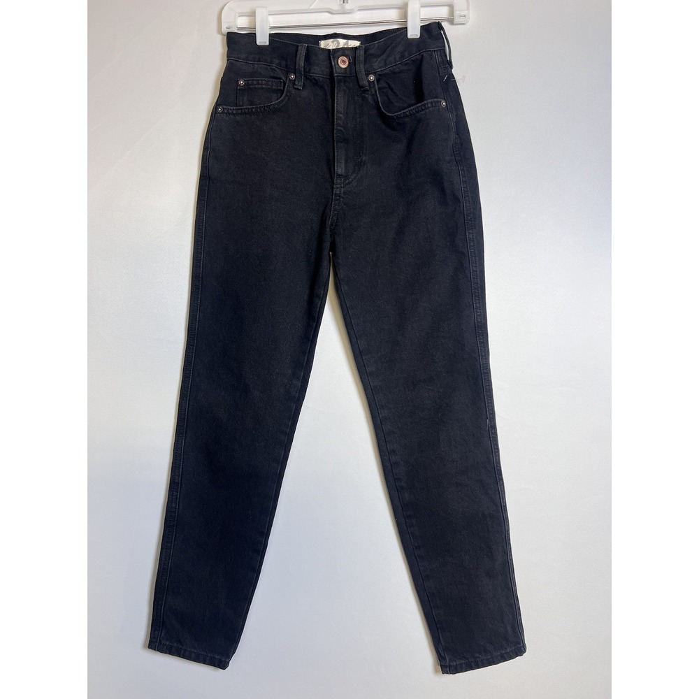 Free People Women's Black‎  High Rise Jeans Pants Size 24